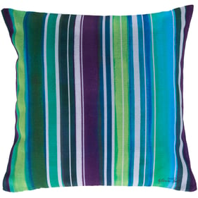 Livabliss Rain Light Green Teal Aqua Blue Accent Pillow Cover - 18x18