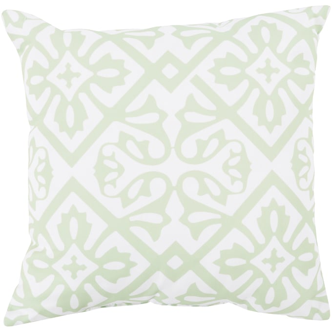 Livabliss Rain Seafoam Blush Polyester Accent Pillow Cover - 18x18 RG065-1818