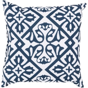 Livabliss Rain Blush Navy Floor Pillow Cover - 26x26