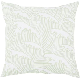 Livabliss Rain Blush Seafoam Accent Pillow Cover - 20x20