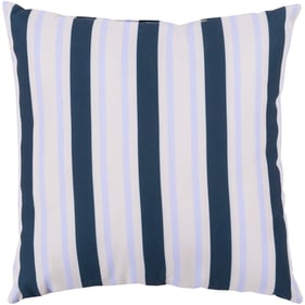 Livabliss Rain Pale Blue Light Gray Navy Floor Pillow Cover - 26x26