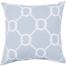 Livabliss Rain Off White Medium Gray Polyester Accent Pillow Cover - 20x20