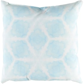 Livabliss Rain Light Silver Off White Accent Pillow Cover - 18x18