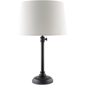 Livabliss Roslin Black White Accent Table Lamp