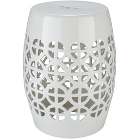 Livabliss Ridgeway White End Table