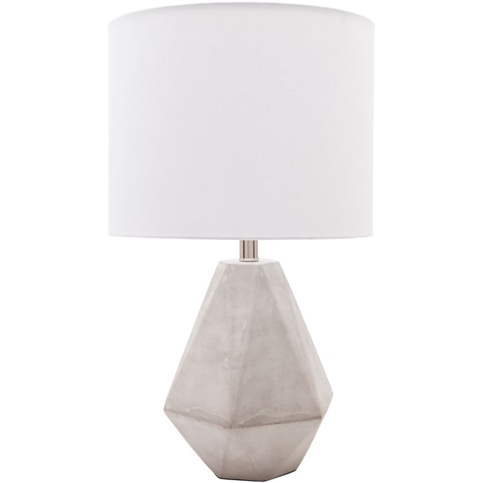 Livabliss Stonington White Light Gray Accent Table Lamp SGN100-TBL