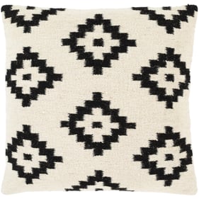 Livabliss Shiprock Cream Black Poly Accent Pillow - 20x20