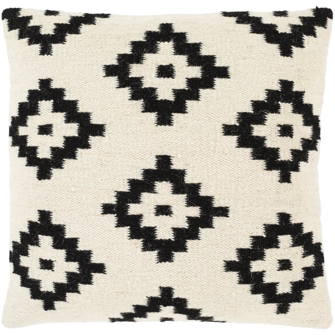 Livabliss Shiprock Cream Black Poly Accent Pillow - 20x20 SHO003-2020P