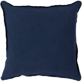 Livabliss Solid Navy Poly Accent Pillow - 18x18