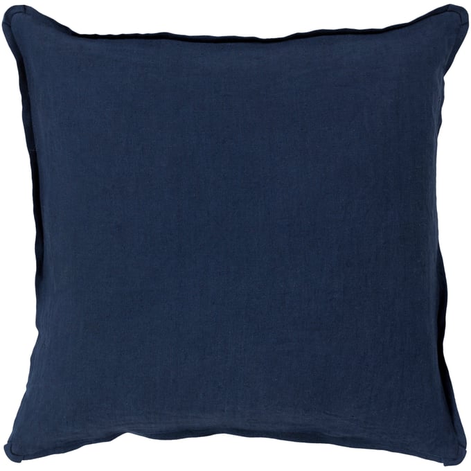 Livabliss Solid Navy Accent Pillow Cover - 22x22 SL012-2222