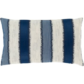 Livabliss Sanya Bay Ivory Navy Accent Pillow Cover - 14x24