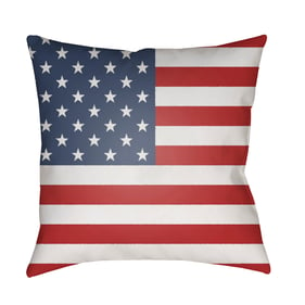 Livabliss Americana Light Silver Garnet Charcoal Brick Accent Pillow Cover ...