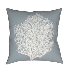 Livabliss Coastal II Light Metallic Silver Pewter Sage Nickel Accent Pillow...