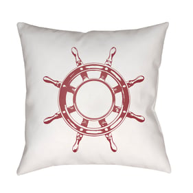 Livabliss Nautical II Off White Light Silver Brick Accent Pillow Cover - 18...