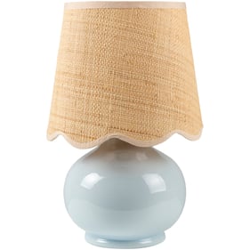 Livabliss Stella Diminuta Blue Beige 13 Inch Accent Table Lamp