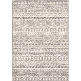 Livabliss Sunderland Charcoal White Machine Woven Rug - 87x63