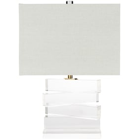 Livabliss Surrey Medium Gray Accent Table Lamp