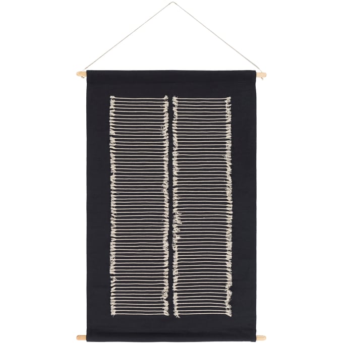 Livabliss Savion Black Beige Wall Hanging SVI1001-2436