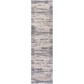 Livabliss Tibetan Tan Beige Charcoal Machine Woven Rug - 120x31