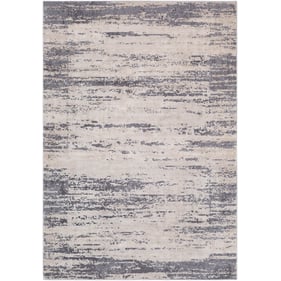 Livabliss Tibetan Tan Beige Charcoal Machine Woven Rug - 91x63