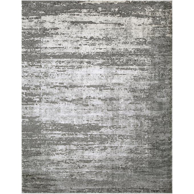 Livabliss Tibetan Medium Gray Charcoal Machine Woven Rug - 122x94 TBT2305-710103