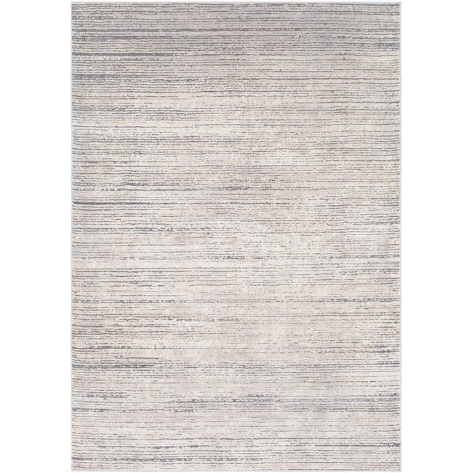 Livabliss Tibetan Tan Medium Gray Charcoal Ivory Machine Woven Rug - 91x63 TBT2308-5376