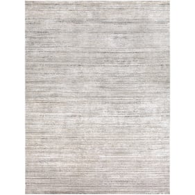 Livabliss Tibetan Tan Medium Gray Charcoal Ivory Machine Woven Rug - 122x94