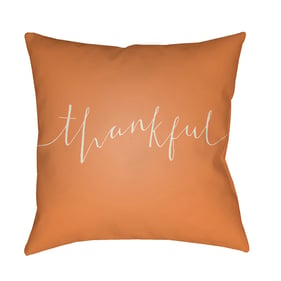 Livabliss Thankful Clay Camel Pearl Brick Accent Pillow Cover - 18x18