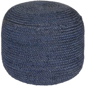 Livabliss Tropics Dark Blue Pouf