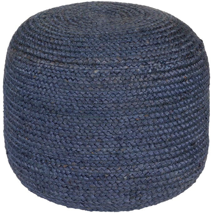 Livabliss Tropics Dark Blue Pouf TPPF-002