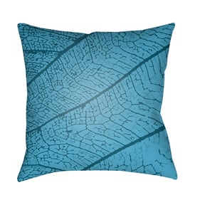 Livabliss Textures Aqua Blue Accent Pillow Cover - 22x22