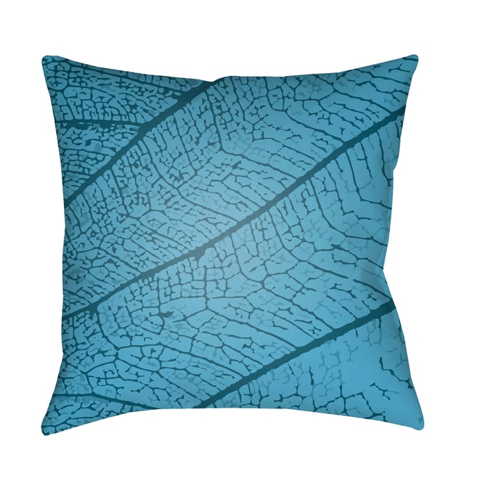 Livabliss Textures Aqua Blue Accent Pillow Cover - 22x22 TX005-2222