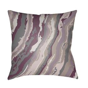 Livabliss Textures Lavender Medium Purple Charcoal Accent Pillow Cover - 22...