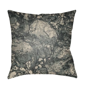 Livabliss Textures Dark Green Light Sage Accent Pillow Cover - 22x22