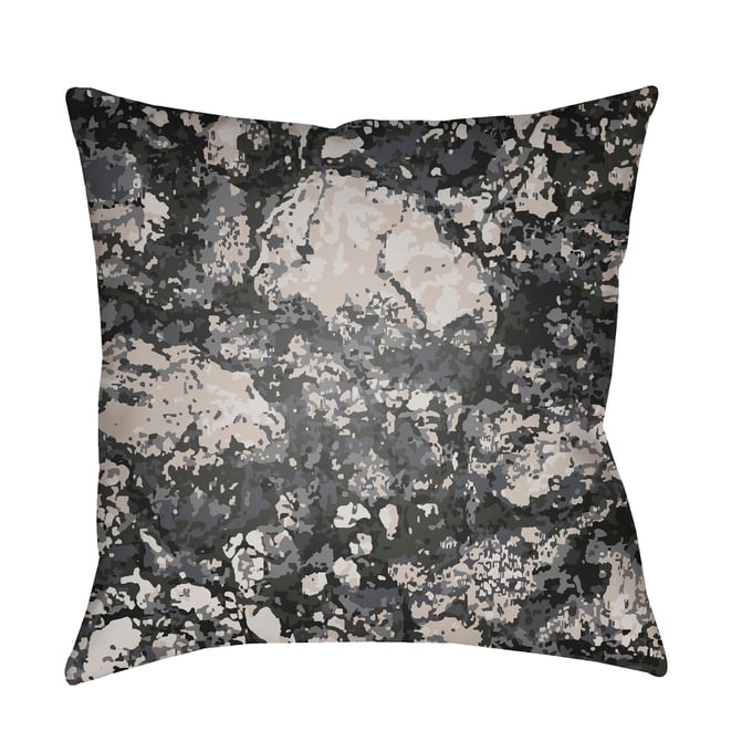 Livabliss Textures Ink Blue Black Accent Pillow Cover - 20x20 TX022-2020