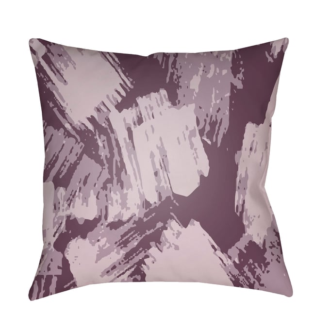 Livabliss Textures Medium Purple Lavender Accent Pillow Cover - 22x22 TX047-2222