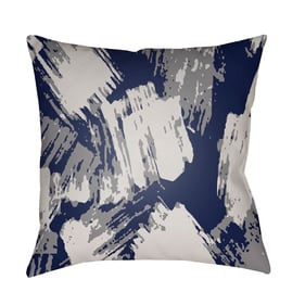 Livabliss Textures Denim Ice Blue Navy Accent Pillow Cover - 20x20