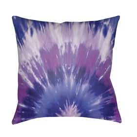 Livabliss Textures Blue Lavender Purple Accent Pillow Cover - 18x18