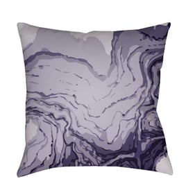 Livabliss Textures Medium Lavender Purple  Accent Pillow Cover - 20x20