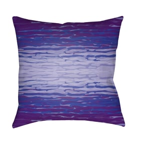 Livabliss Textures Purple Blue Lavender Accent Pillow Cover - 18x18