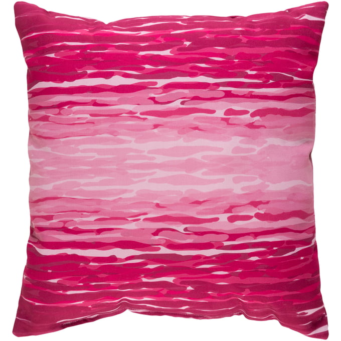 Livabliss Textures Rose Purple Magenta Accent Pillow Cover - 22x22 TX070-2222