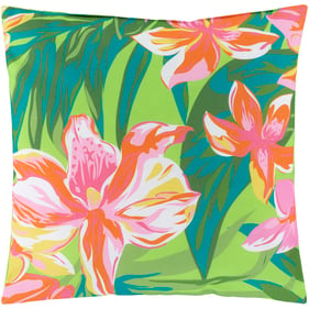 Livabliss Ulani Light Green Orange Pink Emerald Poly Accent Pillow Cover - ...