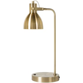 Livabliss Verdon Metallic Brass Accent Table Lamp