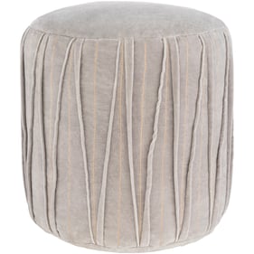 Livabliss Vela Gray Pouf