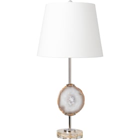 Livabliss Vince White Accent Table Lamp