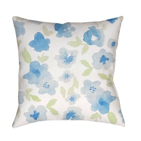 Livabliss Flowers Off White Light Metallic Silver Grey Ash Accent Pillow Co...