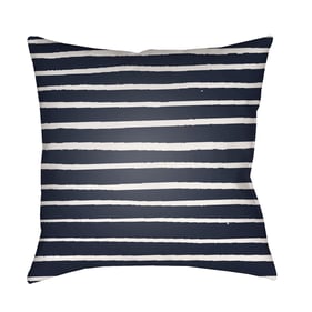 Livabliss Stripes Light Silver Onyx Charcoal Accent Pillow Cover - 20x20