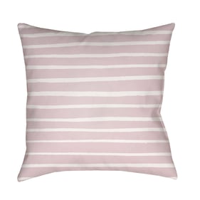 Livabliss Stripes Off White Pale Slate Grey Light Metallic Silver Accent Pi...