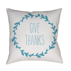 Livabliss Wreath Light Silver Grey Ivory Pale Slate Accent Pillow Cover - 1...