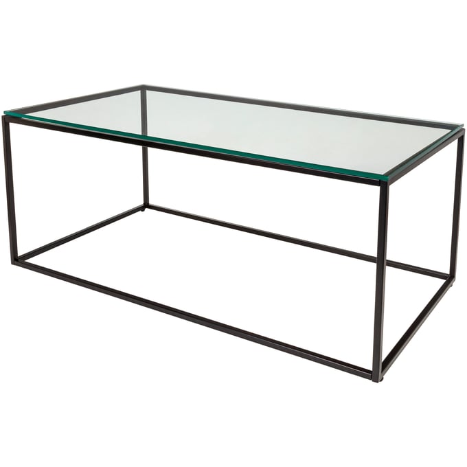 Livabliss Aryaa Clear Black Coffee Table YAA-003